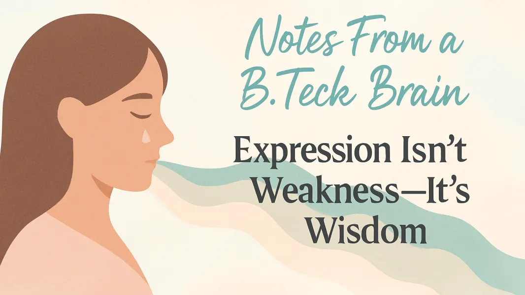 Expression Isn’t Weakness: It’s Wisdom