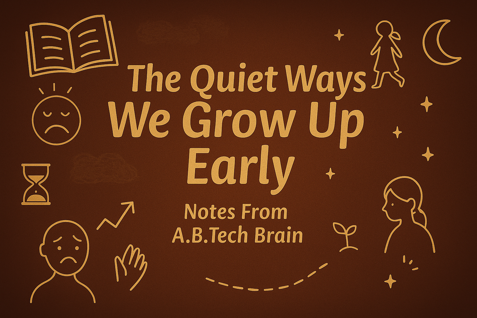 The Quiet Ways We Grow Up Early
