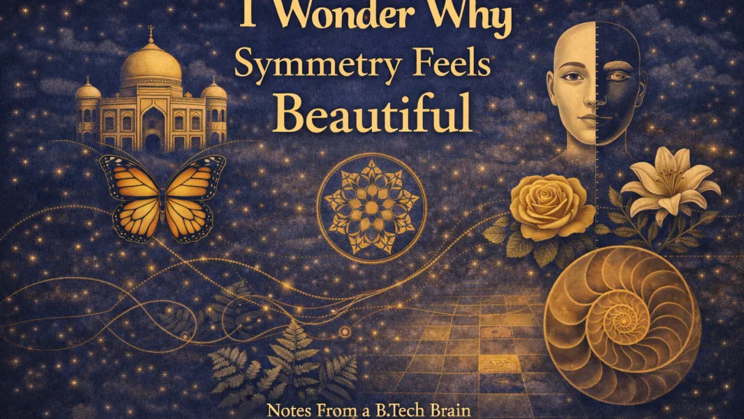 I Wonder Why Symmetry Feels Beautiful