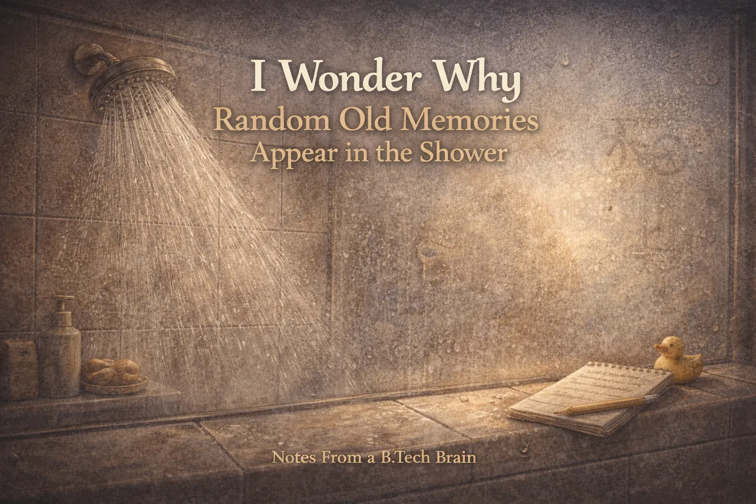 I Wonder Why Random Old Memories Appear in the Shower