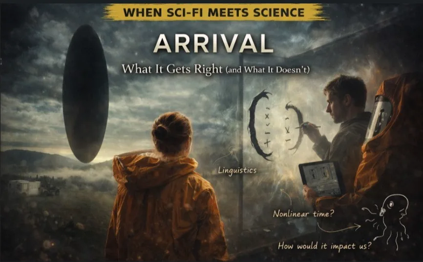 When Sci-Fi Meets Science: Arrival